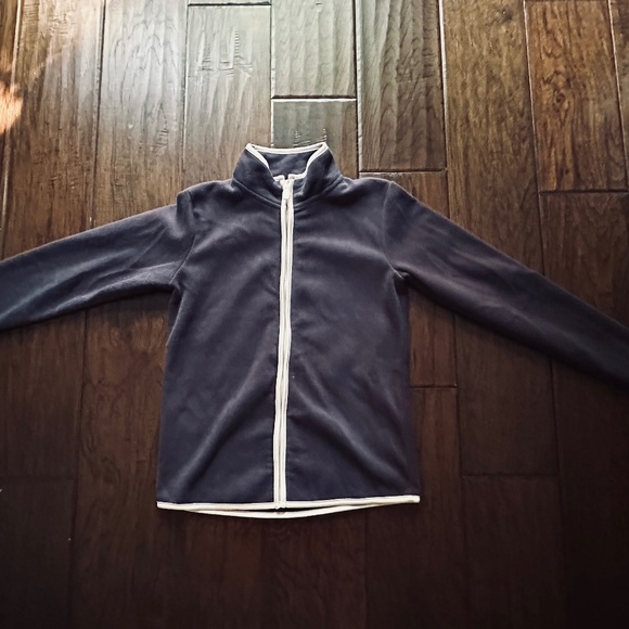 Manguun Teens Blue Zip-Up Fleece Jacket Size XL Juniors EUC! - Picture 1 of 6